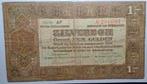 1 Gulden Zilverbon 1920 (Serie: AF 281694) PL3B F+, Postzegels en Munten, Bankbiljetten | Nederland, Los biljet, 1 gulden, Verzenden