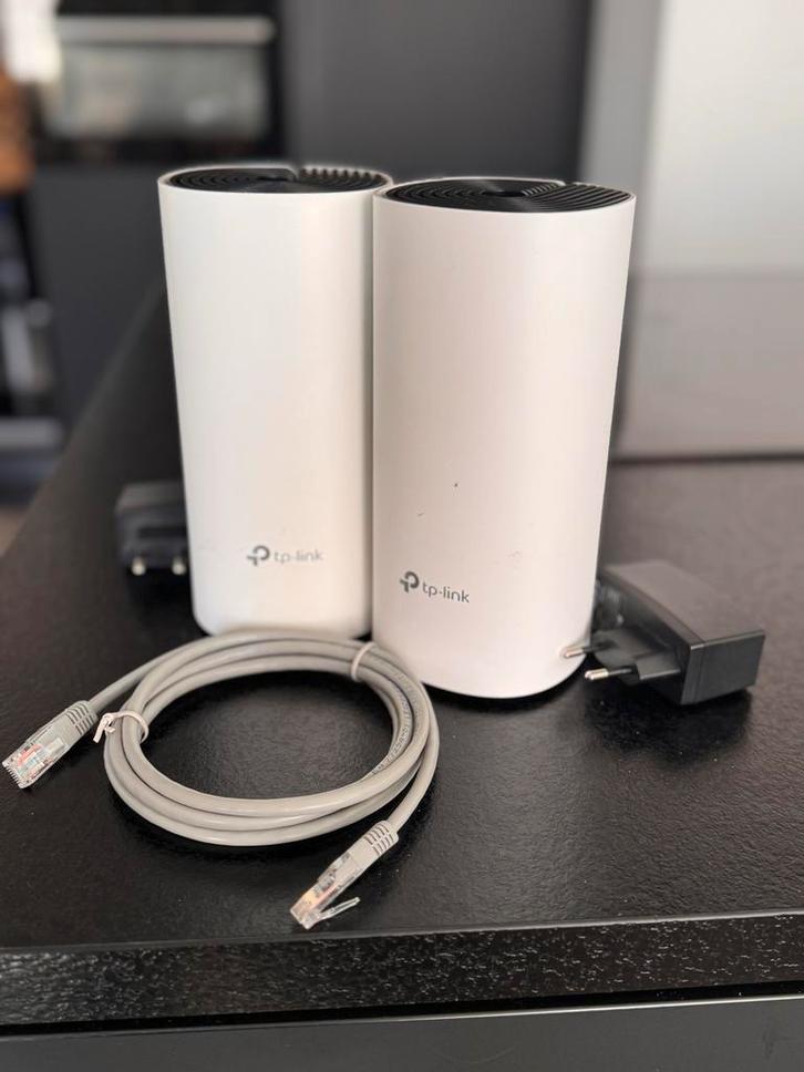TP-Link Deco M4 (2 stuks) Mesh WiFi Systeem, Computers en Software, Routers en Modems, Zo goed als nieuw, Router, Ophalen of Verzenden