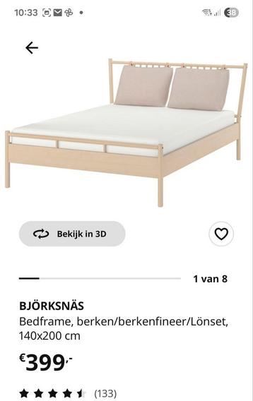 Ikea BJÖRKSNÄS Bed, 140x200 cm - afbeelding 5