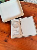 Antiek kristal Royal Shell presse papier, Ophalen of Verzenden