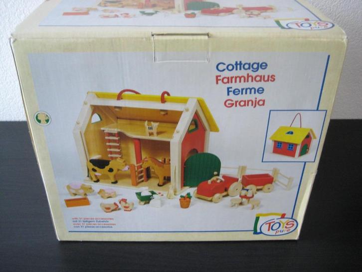 Boerderij (hout) Toys Pure 31-delig, Kinderen en Baby's, Speelgoed | Houten speelgoed, Nieuw, Overige typen, Ophalen of Verzenden