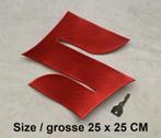 XXL SUZUKI "S" logo rugpatch voor T GT GSXR GSF Intruder, Motoren, Accessoires | Overige, Verzenden, Nieuw