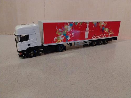 Lion Toys Scania R470 Coca Cola Life, Hobby en Vrije tijd, Modelauto's | 1:50, Zo goed als nieuw, Bus of Vrachtwagen, Lion Toys