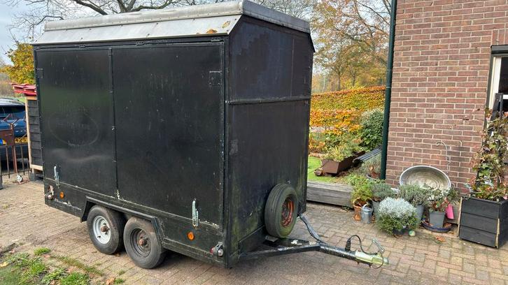 Gesloten Aanhanger - Handig voor transport!, Auto diversen, Aanhangers en Bagagewagens, Gebruikt, Ophalen