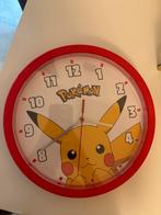 Pokemon Pikachu Wandklok, Huis en Inrichting, Ophalen of Verzenden, Gebruikt, Analoog, Wandklok