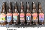 VOLENDAM BIER, 7 flesjes met de oude etiketten, viltjes, Ophalen of Verzenden, Zo goed als nieuw, Overige typen, Overige merken