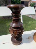Houtsnijwerk vaas, Antiek en Kunst, Antiek | Vazen, Ophalen of Verzenden
