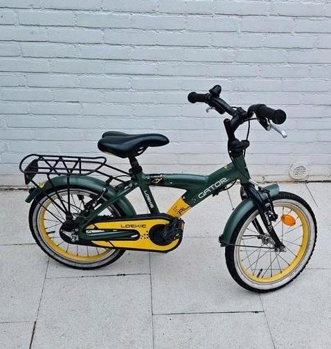 Jongensfiets 16 inch - Loekie Alligator, Fietsen en Brommers, Fietsen | Jongens, Gebruikt, 16 inch, Handrem, Ophalen