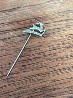 Vintage Gazelle fiets speldje, Ophalen of Verzenden, Gebruikt, Zilver, Verzilverd