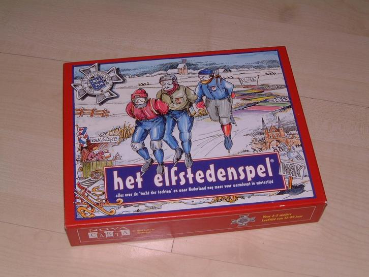 Bordspel Het Elfstedenspel, Hobby en Vrije tijd, Gezelschapsspellen | Bordspellen, Nieuw, Vijf spelers of meer, Ophalen of Verzenden