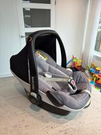 Maxi-Cosi Pebble Plus – Nomad Grey (incl. verkleiner), Ophalen, Autogordel of Isofix, Gebruikt, 0 t/m 13 kg