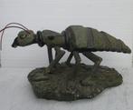 groot botanisch model tuinbeeld kever sprinkhaan, Antiek en Kunst, Curiosa en Brocante, Ophalen
