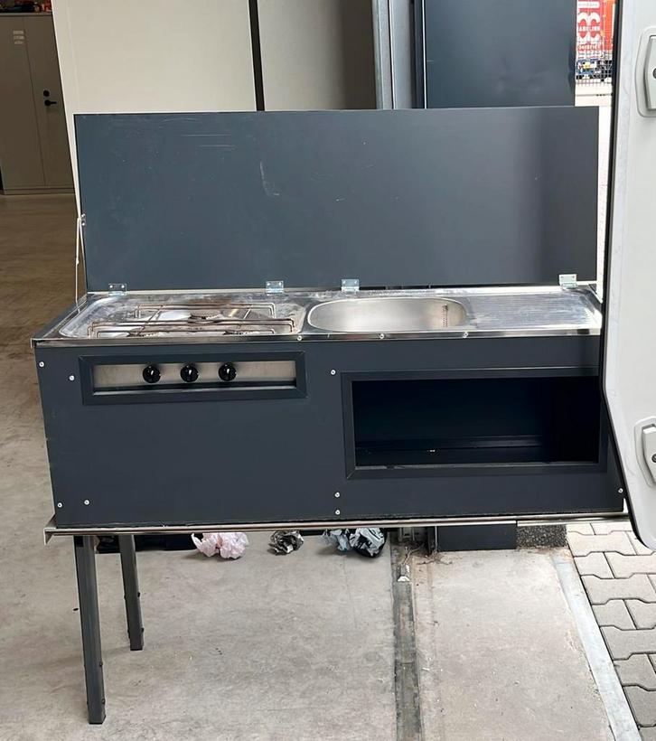 Berm keuken, Caravans en Kamperen, Kampeermeubelen, Zo goed als nieuw, Ophalen