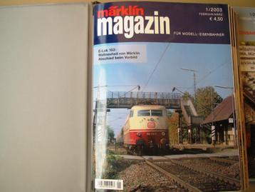 Märklin magazin 2003 en 2004 in ordner origineel, 12 nummers beschikbaar voor biedingen
