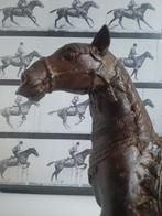 Rustiek Vintage Beeld Paard In Koperlegering, Antiek en Kunst, Ophalen of Verzenden
