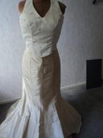 trouwjurk  fishtail 44, Ophalen of Verzenden, Zo goed als nieuw, Overige kleuren, Trouwjurk