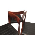 Fantastisch vintage rosewood Moller Lubke Deens design stoel, Ophalen, Gebruikt, Hout, Drie