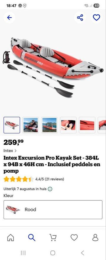 Intex Excursion profiel K2 beschikbaar voor biedingen
