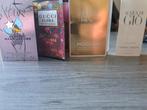 Proefjes Marc Jacobs, Gucci, Mugler, Giorgio Armani, Sieraden, Tassen en Uiterlijk, Uiterlijk | Parfum, Ophalen, Nieuw