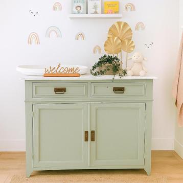 Mooie sfeervolle authentieke Olive commode kast 1910 beschikbaar voor biedingen