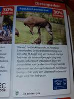 Korting AquaZoo Leeuwarden, Drie personen of meer, Kortingskaart