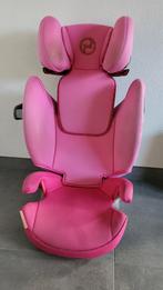 Cybex Solution S-fix autostoel groep 2/3 - Roze, Gebruikt, 15 t/m 36 kg, Verstelbare rugleuning, Isofix