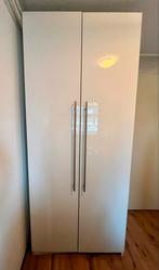 Witte glanzende opbergkast - 2.35x1x0.60m, Huis en Inrichting, Kasten | Kledingkasten, Ophalen, Kunststof, Gebruikt, 100 tot 150 cm