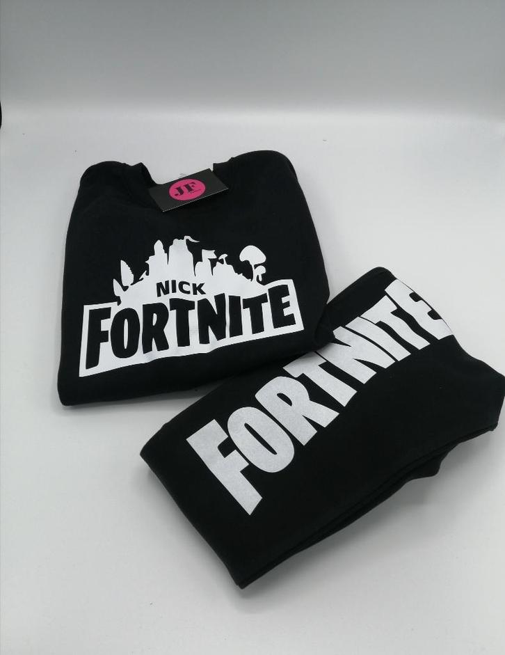 Fortnite joggingpakken met je eigen naam in maat 146, Kinderen en Baby's, Kinderkleding | Maat 146, Nieuw, Jongen of Meisje, Broek