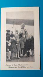 Sinterklaas aankomst per vliegtuig.  Chocolat Martougin, Ophalen of Verzenden, 1960 tot 1980, Ongelopen