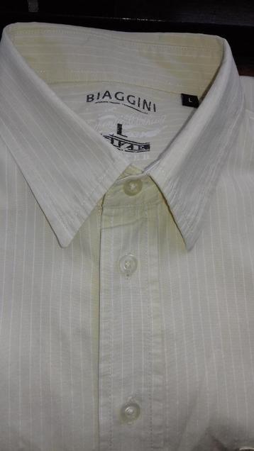 Zacht geel overhemd korte mouw maat L 5,00 beschikbaar voor biedingen