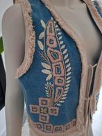 Nieuw denim gilet met borduursel 42 L Siya blauw wit taupe, Kleding | Dames, Maat 38/40 (M), Siya, Blauw, Nieuw