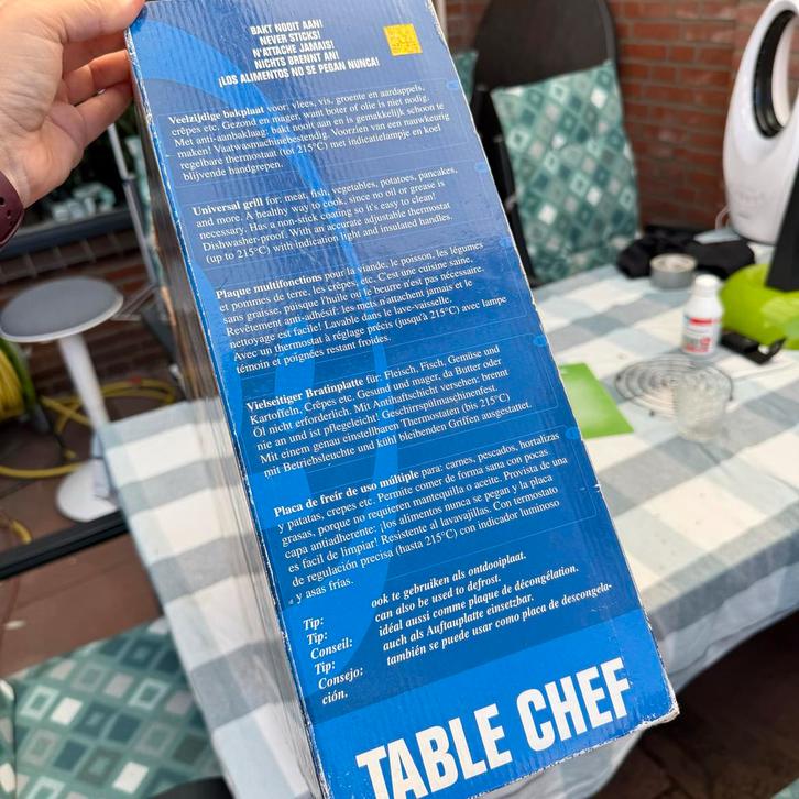 Princess Tafelgrill - Nieuw in doos!, Witgoed en Apparatuur, Grillplaten, Nieuw, Tafelgrill, Vaatwasmachinebestendig, Ophalen