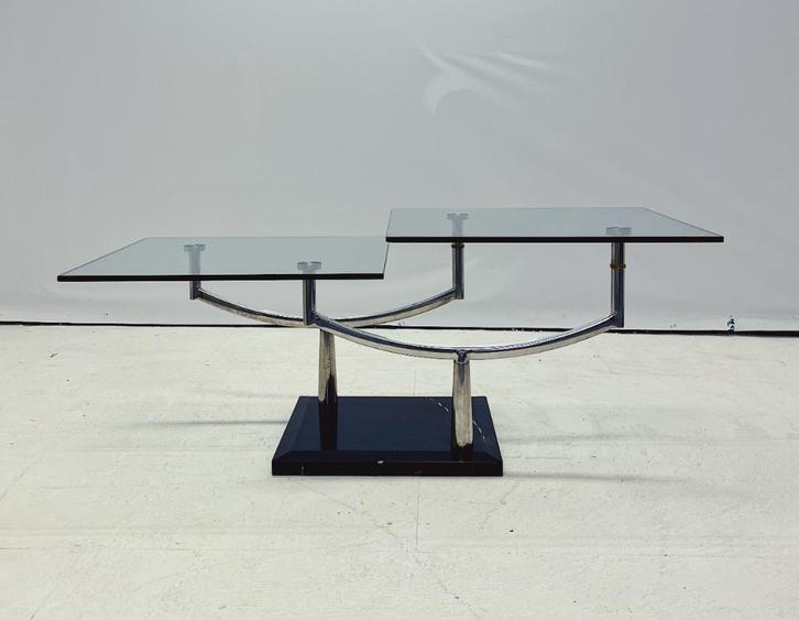 Vintage Design Salontafel, Huis en Inrichting, Tafels | Salontafels, Gebruikt, 50 tot 75 cm, 50 tot 100 cm, 100 tot 150 cm, Rechthoekig