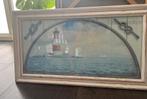 2x schilderij 92x52 met 1 ervan met glas, Huis en Inrichting, Woonaccessoires | Schilderijen, Tekeningen en Foto's, Ophalen, Zo goed als nieuw