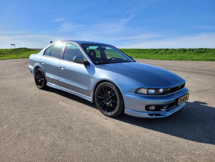 Mitsubishi Galant 2.5 V6 Elegance AUT 2002 Grijs, Auto's, Mitsubishi, Particulier, Galant, ABS, Airbags, Bluetooth, Centrale vergrendeling
