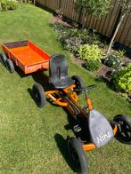 Berg skelter buddy b-orange met tandem trailer L aanhanger, Ophalen, Gebruikt, Berg, Met kar of aanhanger