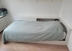 Woood hoekbed Connect 90x200, Ophalen, 90 cm, Eenpersoons, Wit