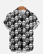 Scream overhemd (heren mannen horror halloween shirt), Kleding | Heren, Verzenden, Nieuw