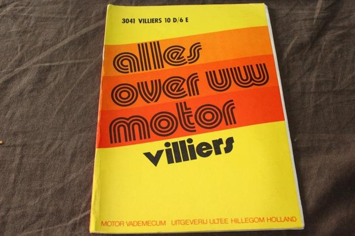 alles over uw motor Villiers 6E  197cc 10D 122cc, Motoren, Handleidingen en Instructieboekjes, Overige merken, Ophalen of Verzenden