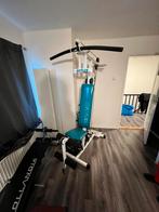 Complete set fitness apparatuur., Sport en Fitness, Fitnessapparatuur, Ophalen, Gebruikt, Metaal, Krachtstation