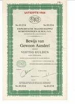 42 x Exploitatie Maatschappij Scheveningen E.M.S - 1962-1966, Verzenden, 1950 tot 1970, Aandeel