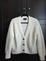 Silvercreek vest wit mix alpaca wol S 36 (38 M) mohair look, Silver Creek, Wit, Ophalen of Verzenden, Zo goed als nieuw
