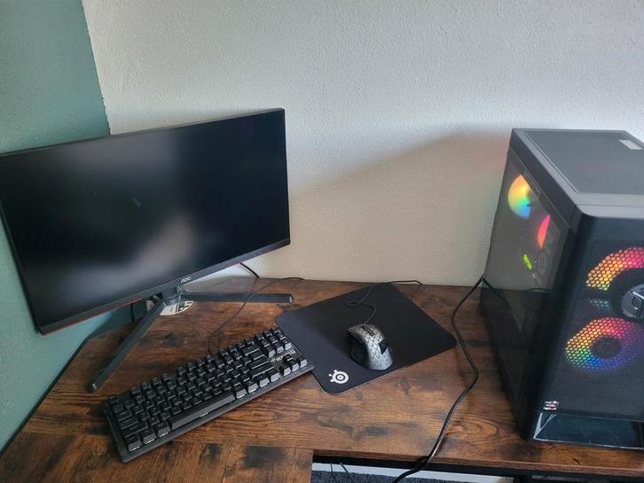 Complete Gaming Setup - RTX 3060 Ti, Computers en Software, Desktop Pc's, Zo goed als nieuw, 4 Ghz of meer, SSD, 16 GB, Met videokaart