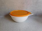 Tupperware Mixerkom 1,4 Ltr. Wit Oranje, Ophalen of Verzenden, Zo goed als nieuw, Wit, Overige typen