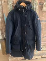 Mooie donkerblauwe Moscow winterjas - Maat S, Ophalen of Verzenden, Zo goed als nieuw, Maat 38/40 (M), Blauw