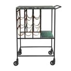 Dutchbone Mil Serving Trolley, Huis en Inrichting, Ophalen, Overige materialen, 5 tot 15 flessen, Zo goed als nieuw