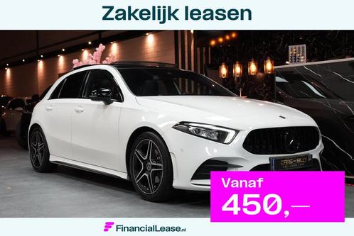 Mercedes-Benz A-klasse A200 AMGLINE|PANO|AUT7|NIGHTEDITION, Auto's, Mercedes-Benz, Bedrijf, Lease, Financial lease, A-Klasse, 360° camera