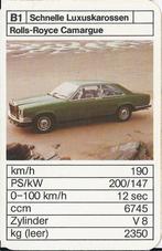 C316 autokaartje B1 rolls-royce camargue, Verzenden, Zo goed als nieuw, Auto's