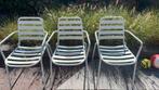 3 gratis tuinstoelen, Tuin en Terras, Ophalen, Gebruikt, Metaal