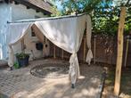 Partytent paviljoen tent beige/zand, Tuin en Terras, Ophalen, Gebruikt, Minder dan 5 meter